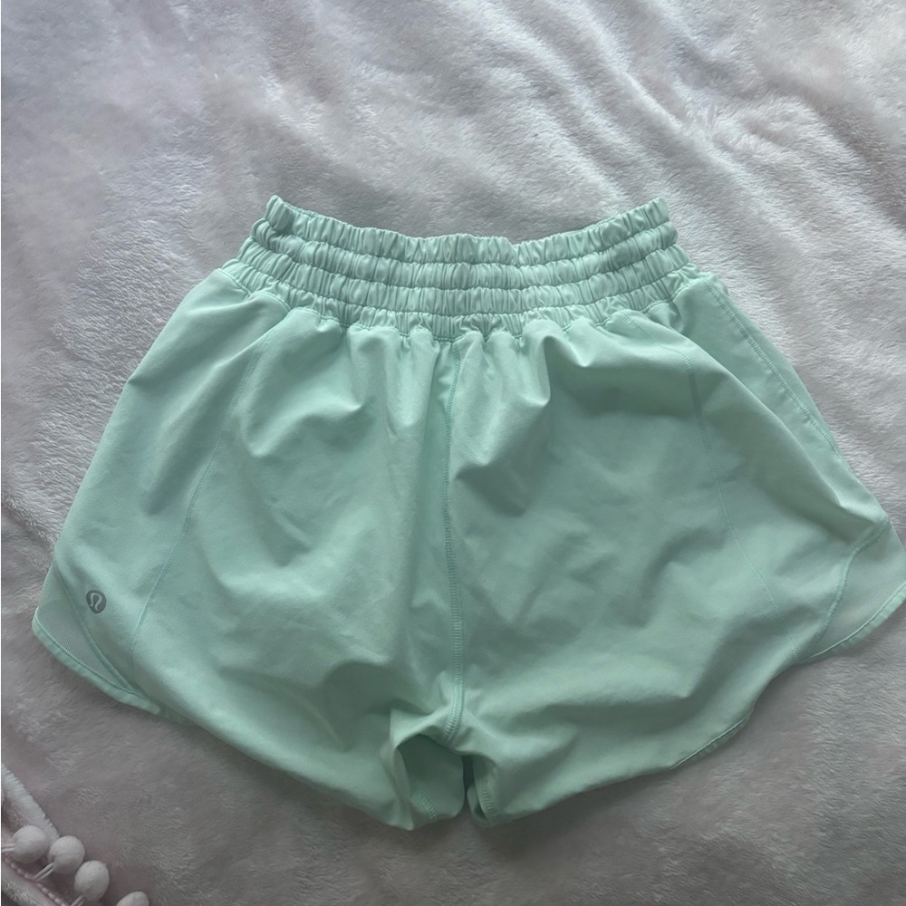 Delicate mint lulu shorts! DISCONTINUED (open for trade!)